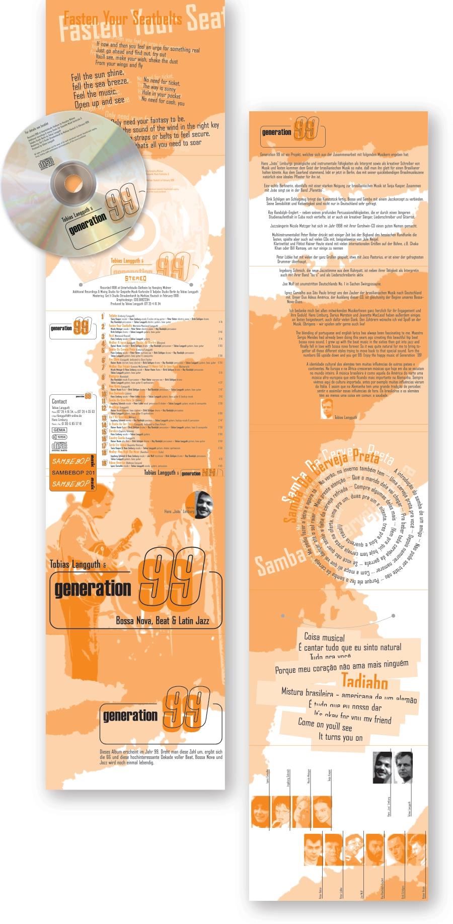 Innovatives Verpackungsdesign für die CD „Generation 99“