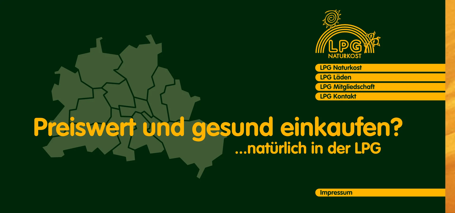 LPG Naturkost – Webdesign in Flash